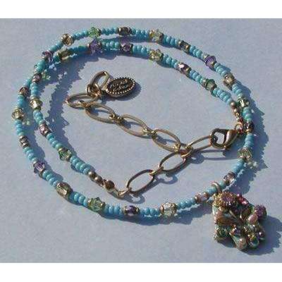 Michal Golan Blue Hamsa Necklace、mySite、topwebapps