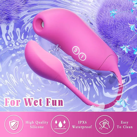 App-Connected Suction Vibrator