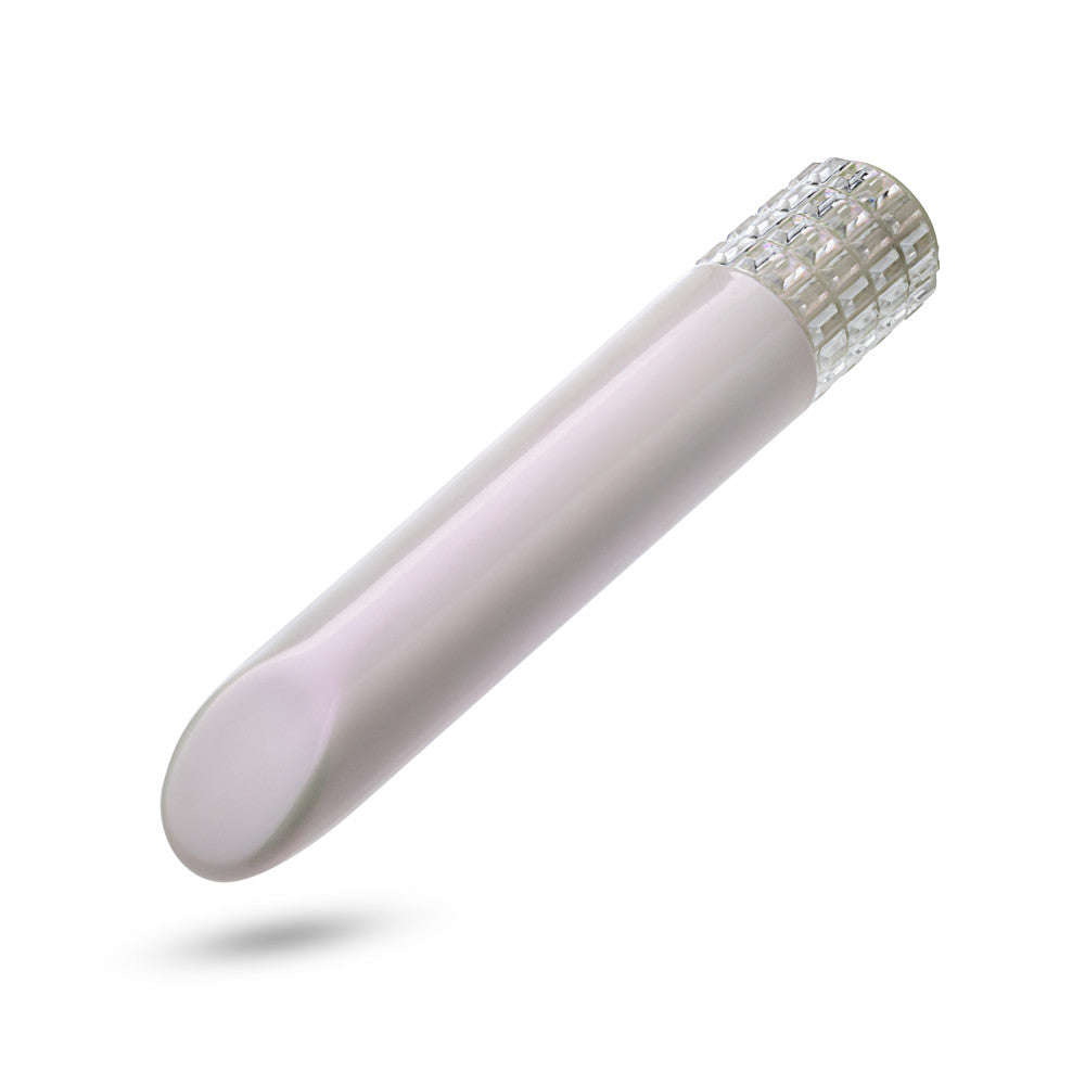 Oh My Gem | Bold 5 Inch Pocket-Sized Power Vibrator With Tapered Tip & Diamond Gem Base – In White、mySite、bottomscart