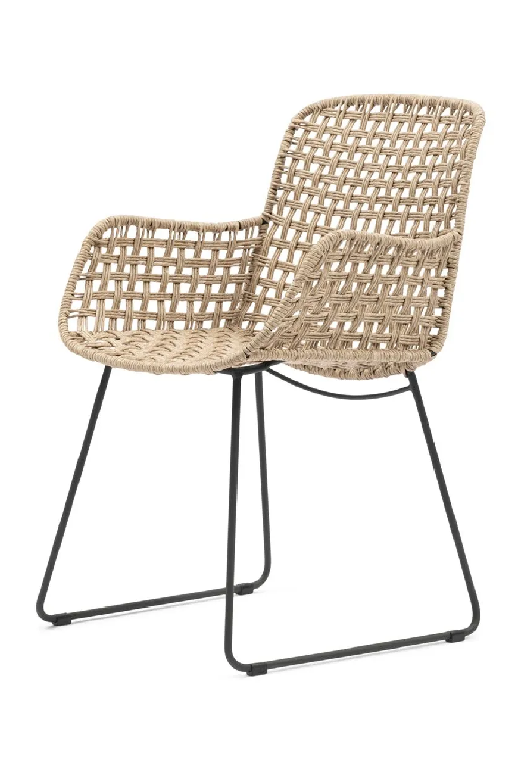 Openwork Wicker Garden Armchair | Rivièra Maison Jakarta、mySite、neckold