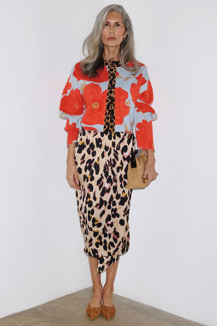 Brown Leopard Jaspre Skirt、mySite、solidvoid