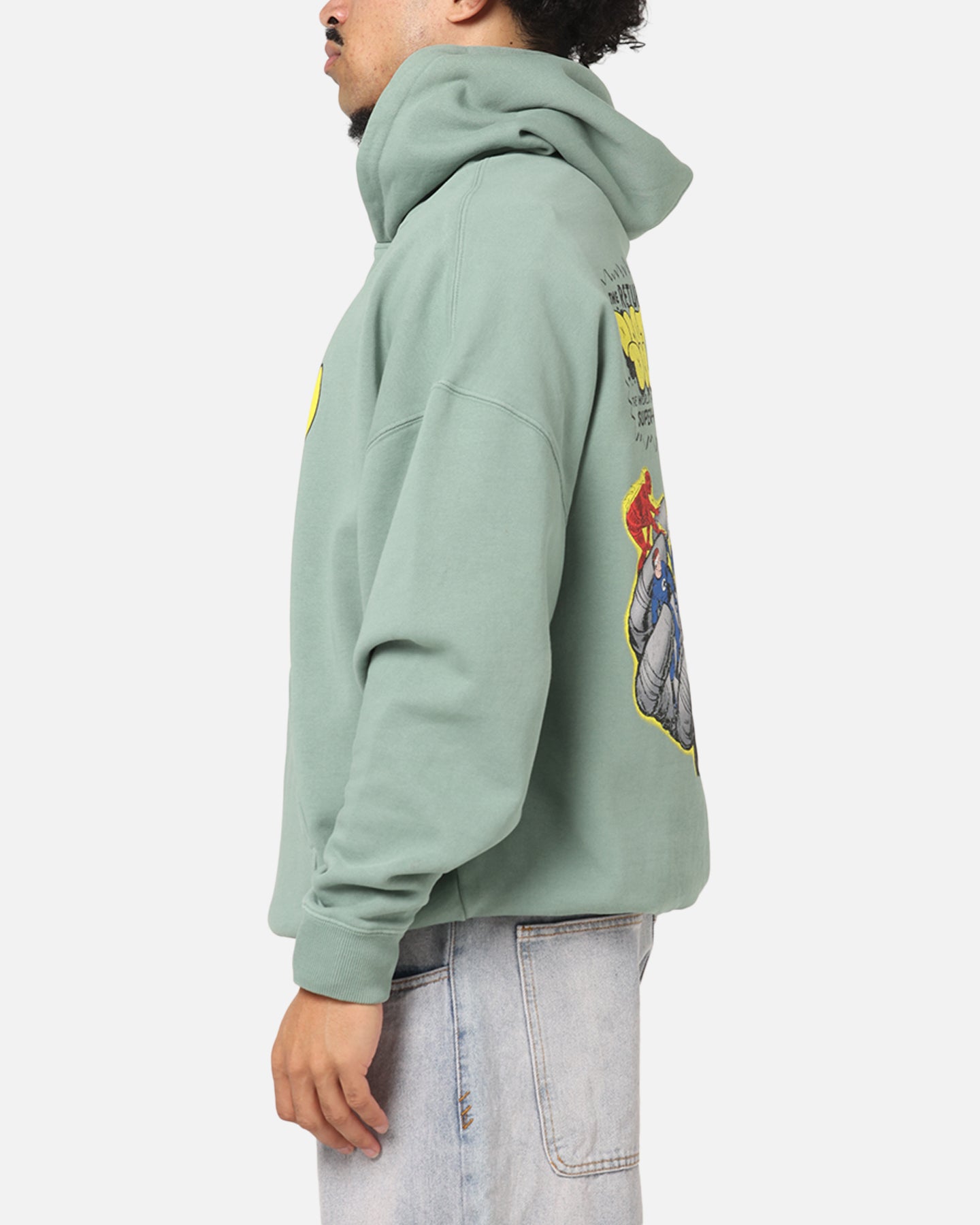 73 Studio Marvel Fantastic Four Doctor Doom Villian Hoodie Washed Green、mySite、zt4zffjzw