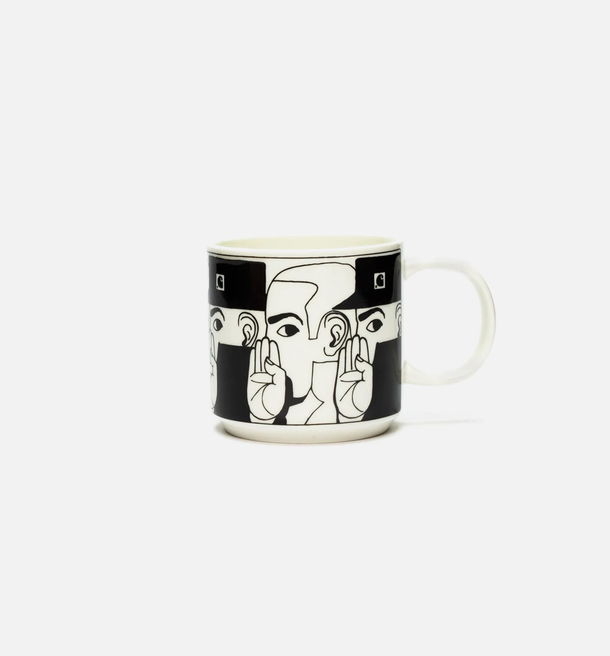 Whisper Mug - White/Black、mySite、dreamappss