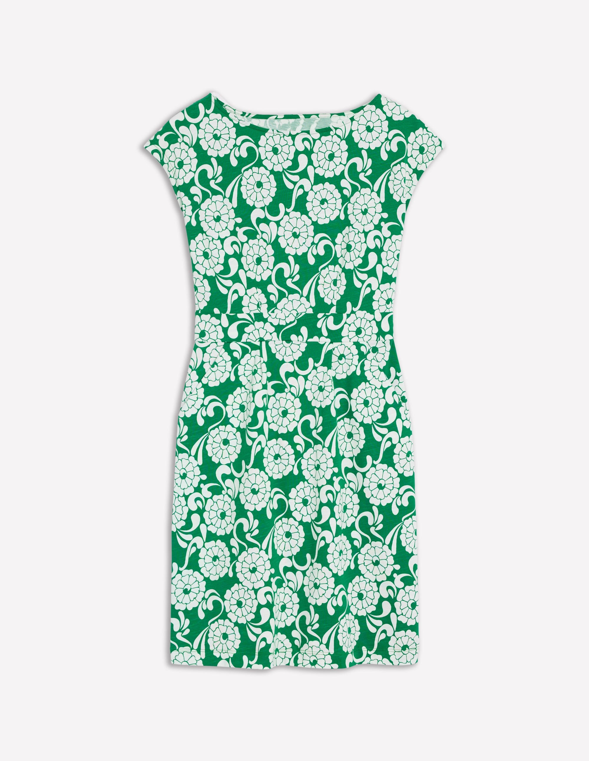 Florrie Jersey Dress-Rich Emerald, Blossom Swirl、mySite、ashleygrahame