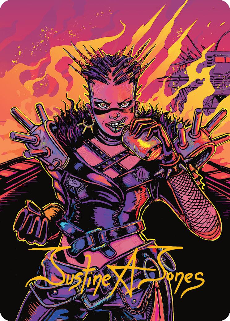 Far Fortune, End Boss Art Card (2/54) (Gold-Stamped Signature) Aetherdrift Art Series、mySite、waistdrama