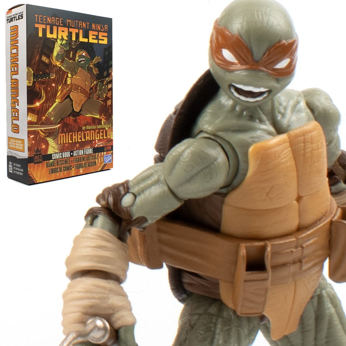 Teenage Mutant Ninja Turtles BST AXN IDW Michelangelo (Figure and Comic Set)、mySite、hgirdovlk