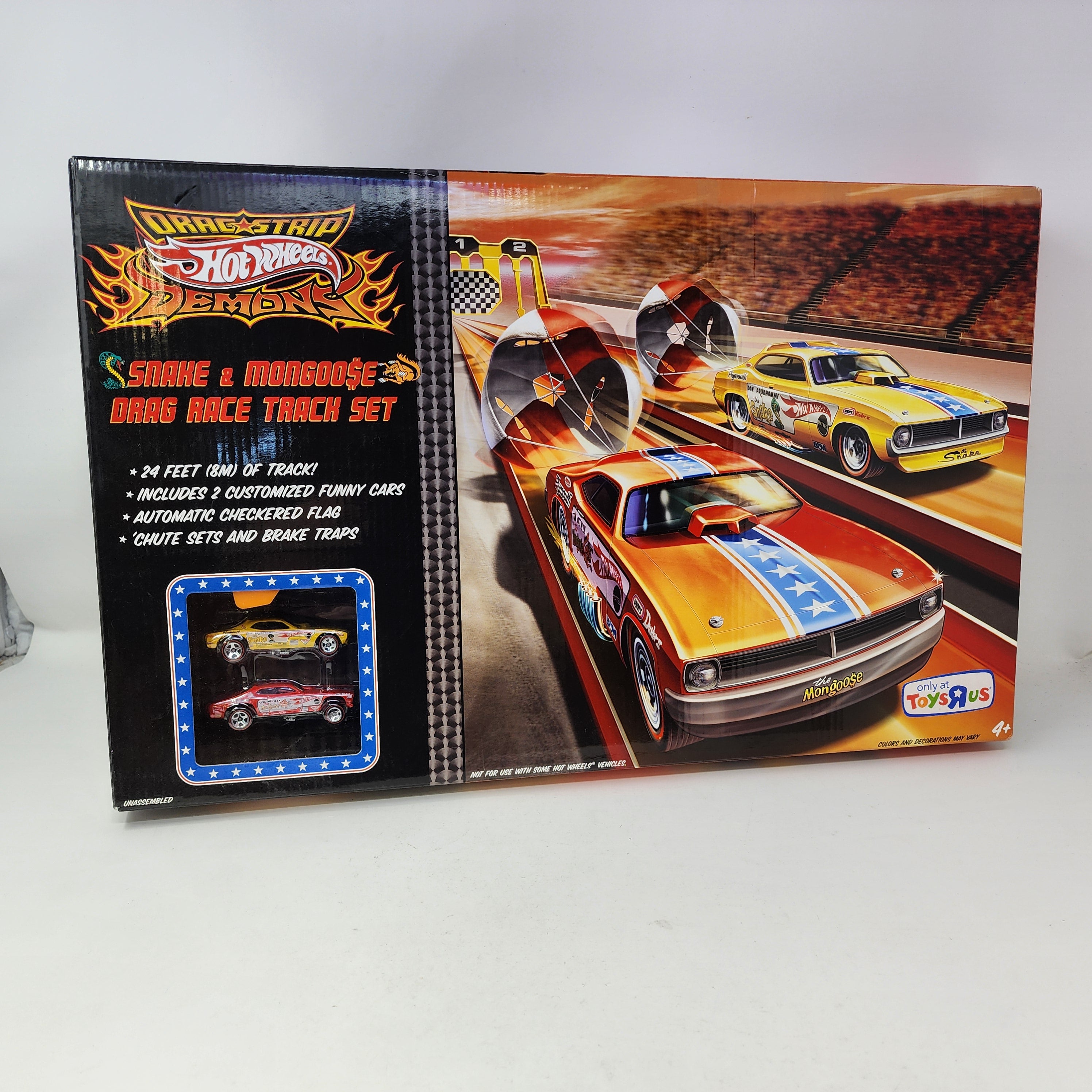 Snake & Mongoose Drag Race Track Set * Hot Wheels Drag Strip Demons、mySite、hgirdovlk