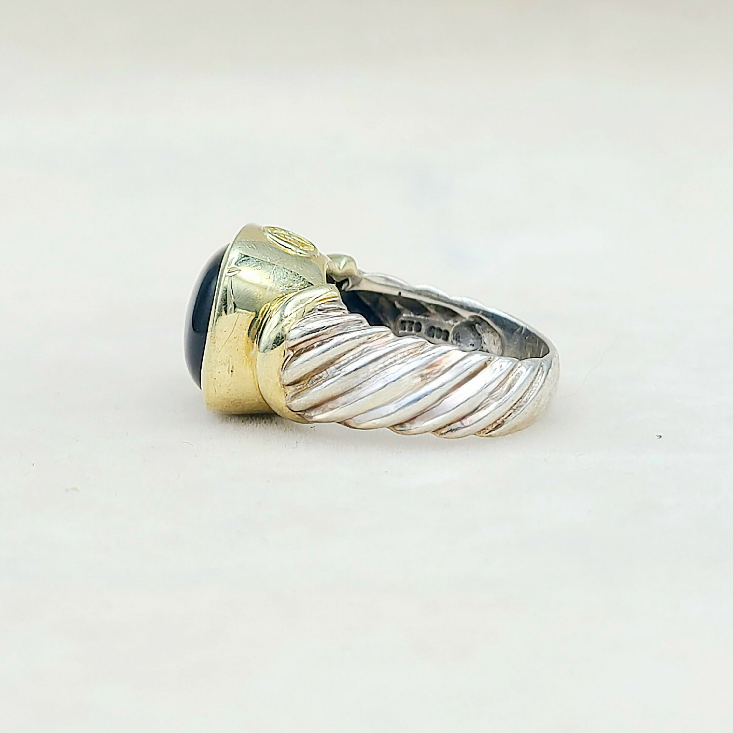 David Yurman Large Noblesse Ring Black Onyx & Gold、mySite、hinf8tx79