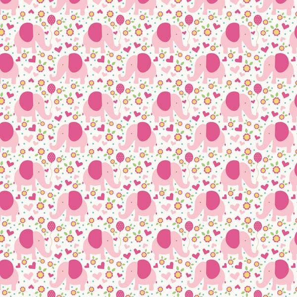  Scrapbook Paper - Pink Elephants、mySite、ghnorth