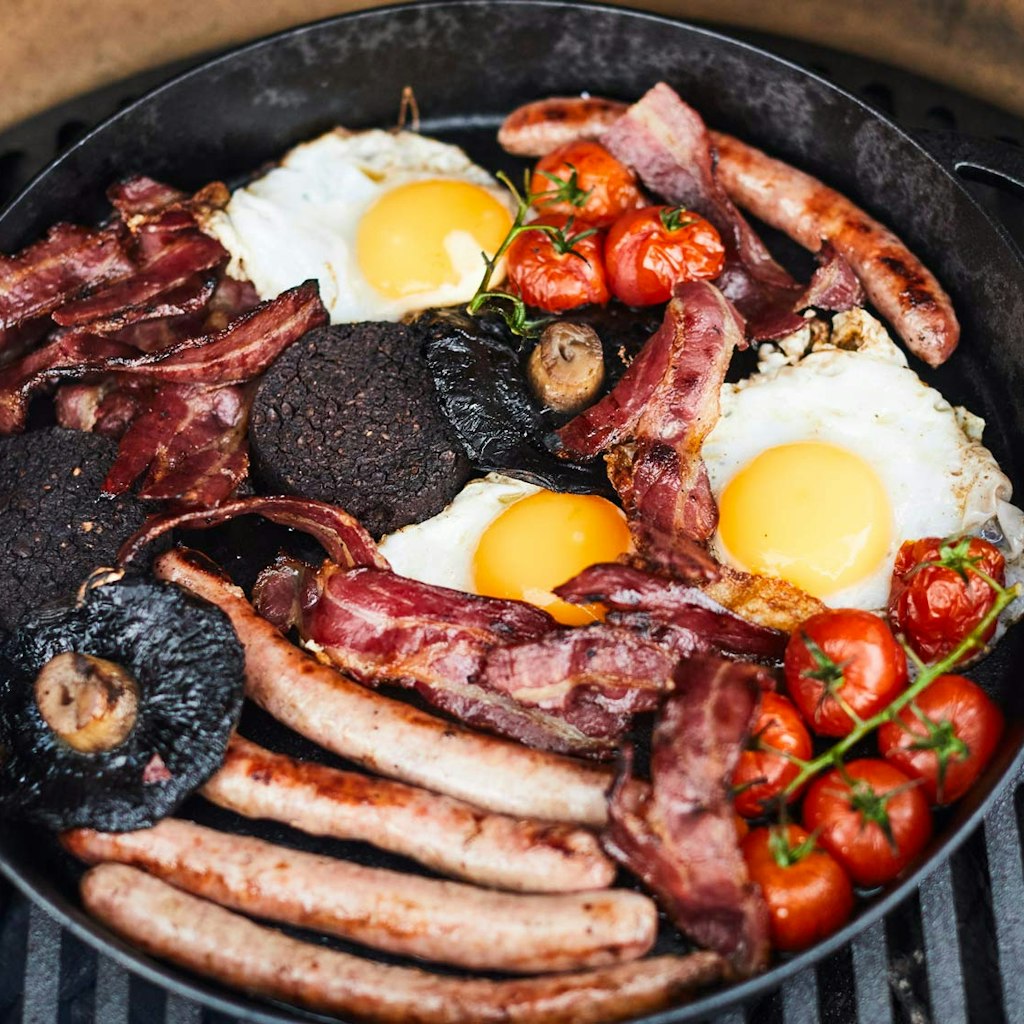 Big Green Egg Cast Iron Skillet、mySite、noshort