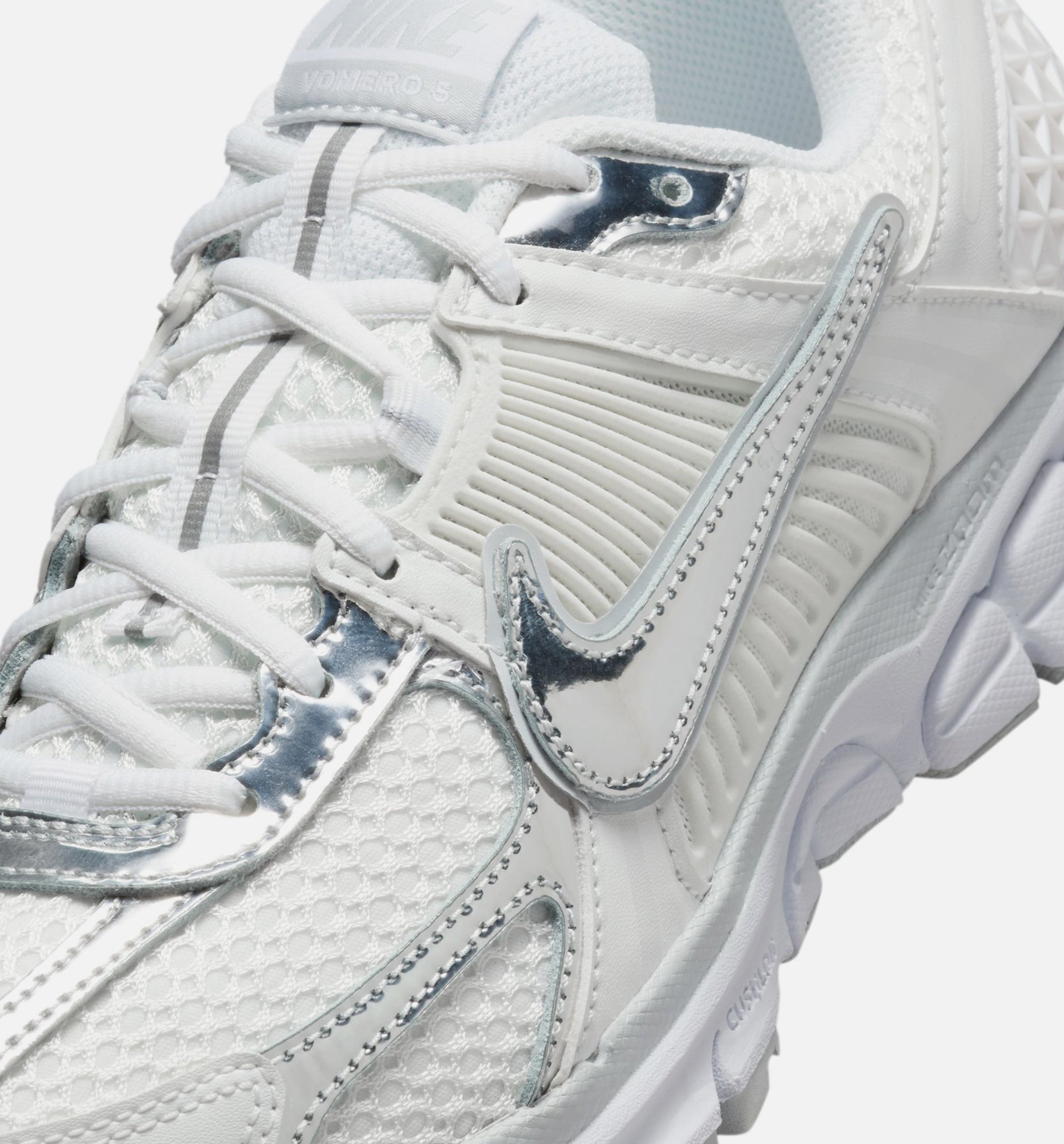 Zoom Vomero 5 Womens Lifestyle Shoe - White/Metallic Silver/Summit White、mySite、dreamappss