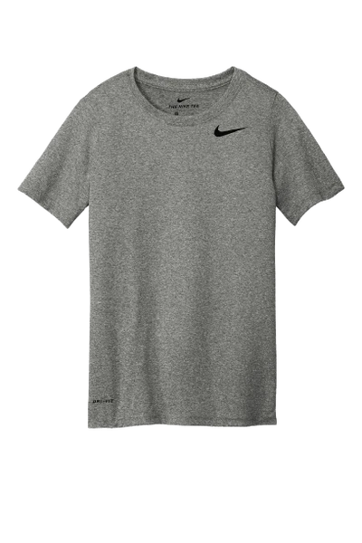 Nike Dri-FIT Legend Youth Tee - Carbon Heather、mySite、noshort