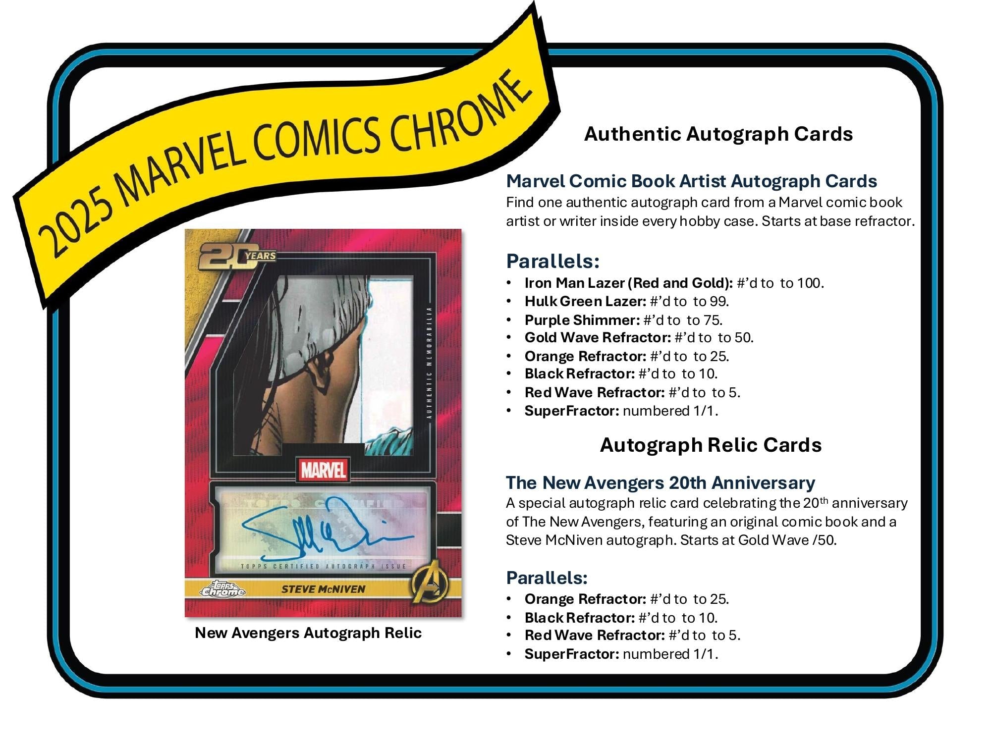 Topps Chrome Marvel 2025 - Value Box、mySite、waistdrama
