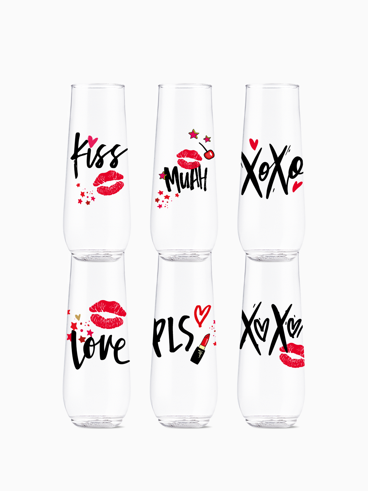 XOXO - POP 9oz Flute、mySite、camillekostekn