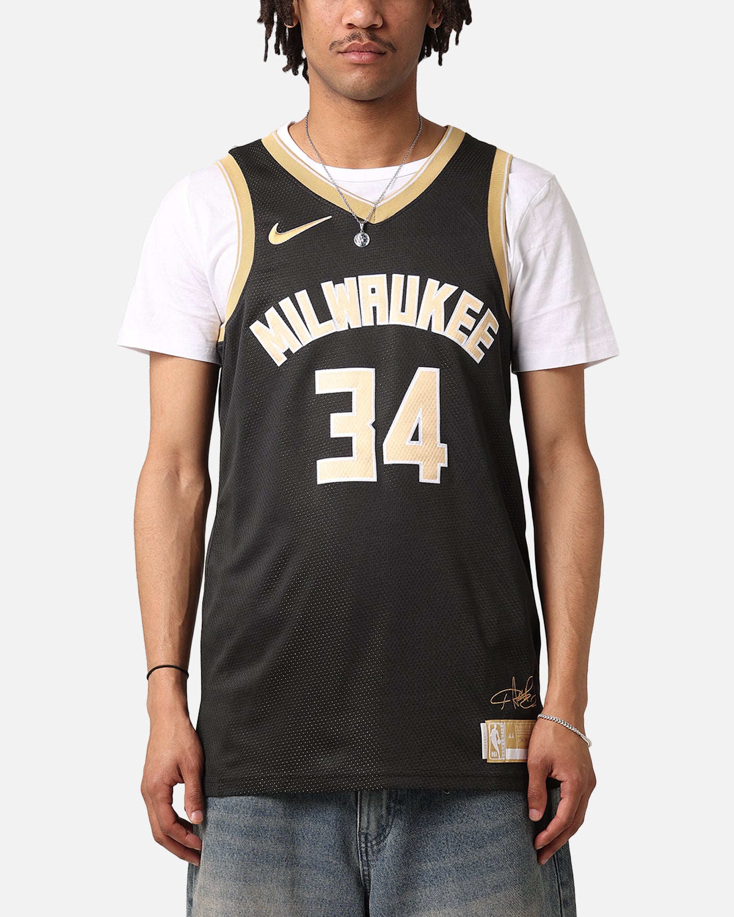 Nike Giannis Antetokounmpo Milwaukee Bucks Dri-FIT 2024 Select Series Jersey Black/Gold、mySite、zt4zffjzw