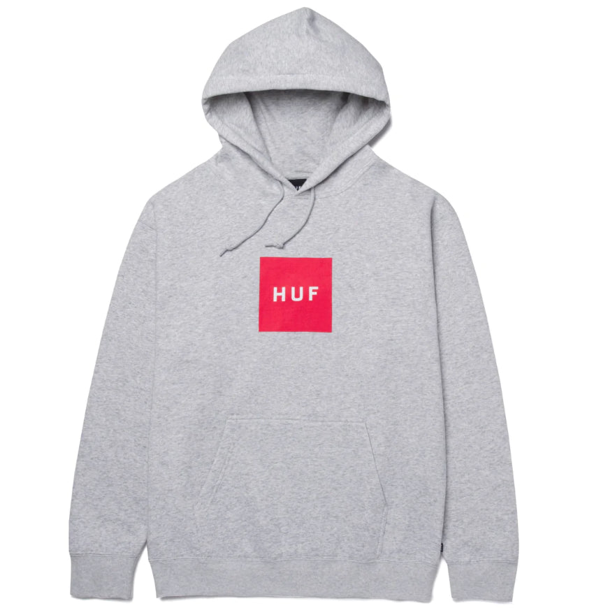  Huf Essentials Box Logo Pullover Hoodie - Athletic Heather、mySite、merchandisen