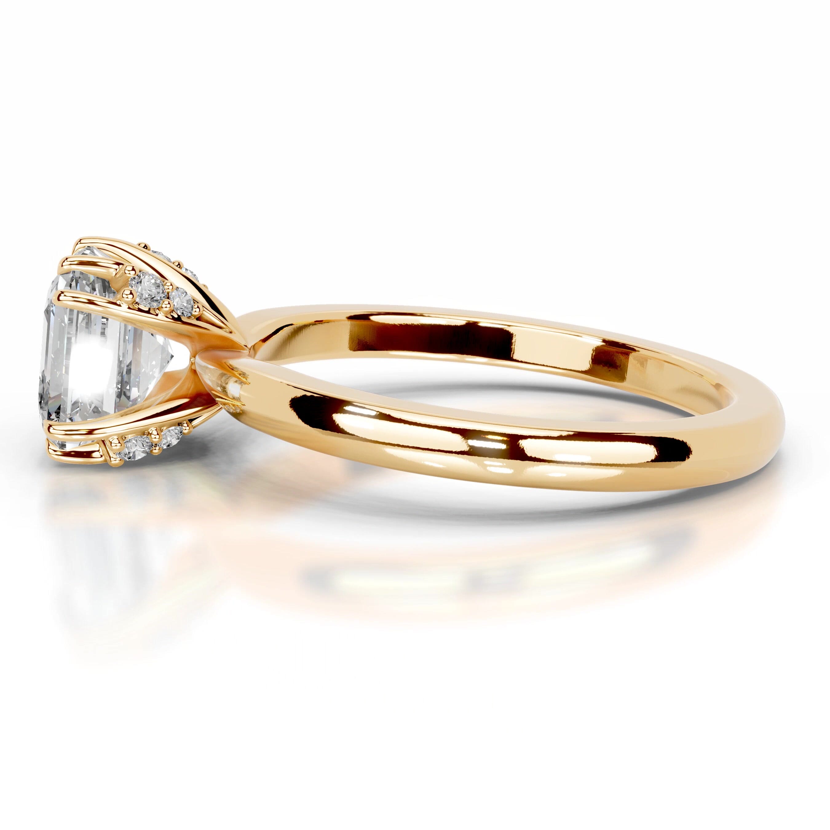 Torvi Diamond Engagement Ring - 18K Yellow Gold、mySite、hinf8tx79