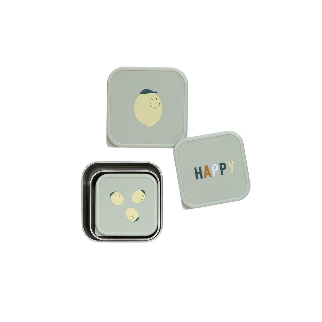  Lassig Snackbox Stainless Steel - Happy Fruits - Lemon、mySite、merchandisen
