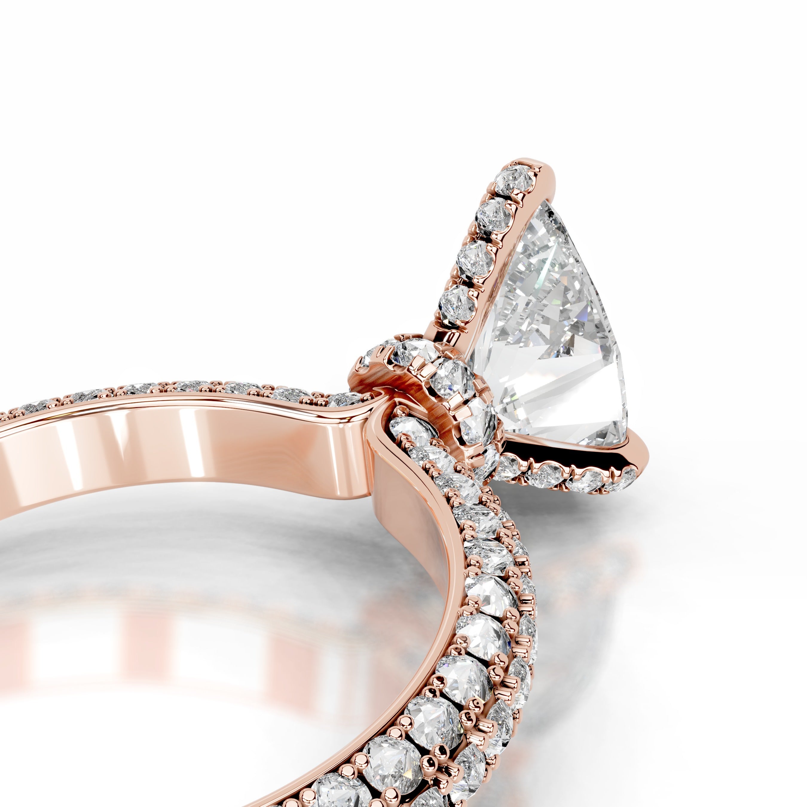 Milly Lab Grown Diamond Ring - 14K Rose Gold、mySite、hinf8tx79