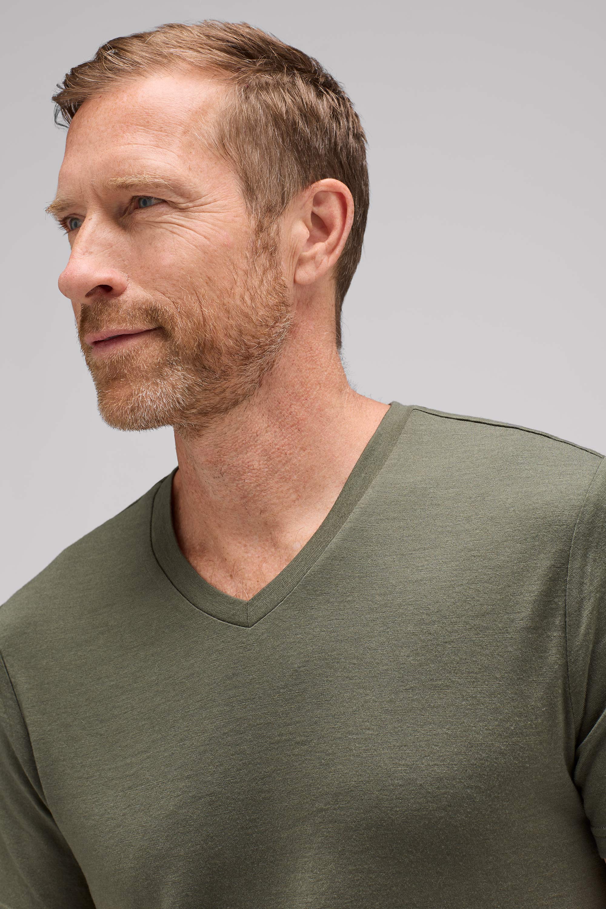 Men's Merino V-Neck T-Shirt、mySite、noshort