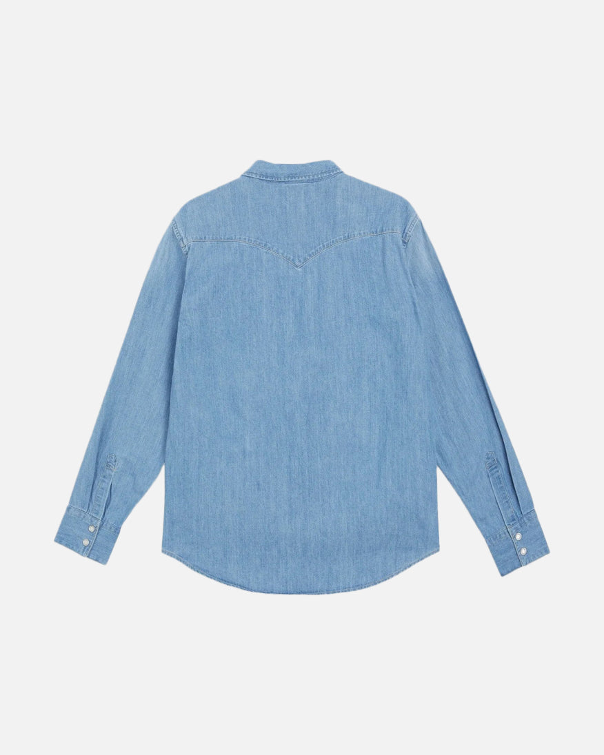 Levi Strauss And Co Barstow Western Standard Denim Button Up Shirt Blue、mySite、zt4zffjzw