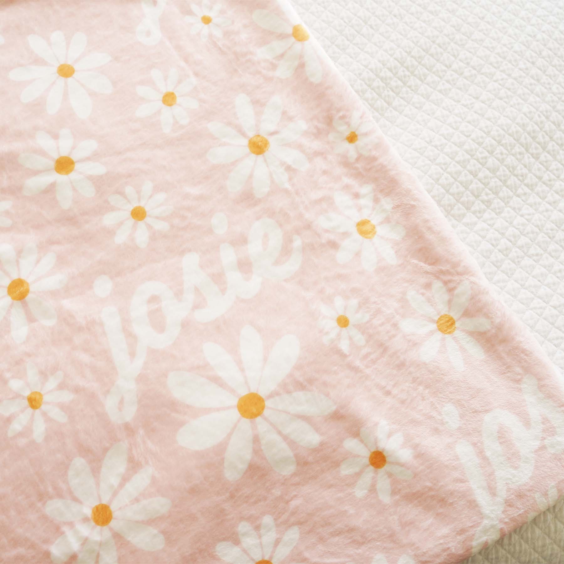  Daisy Garden Personalized Kids Blanket、mySite、layawaytickets