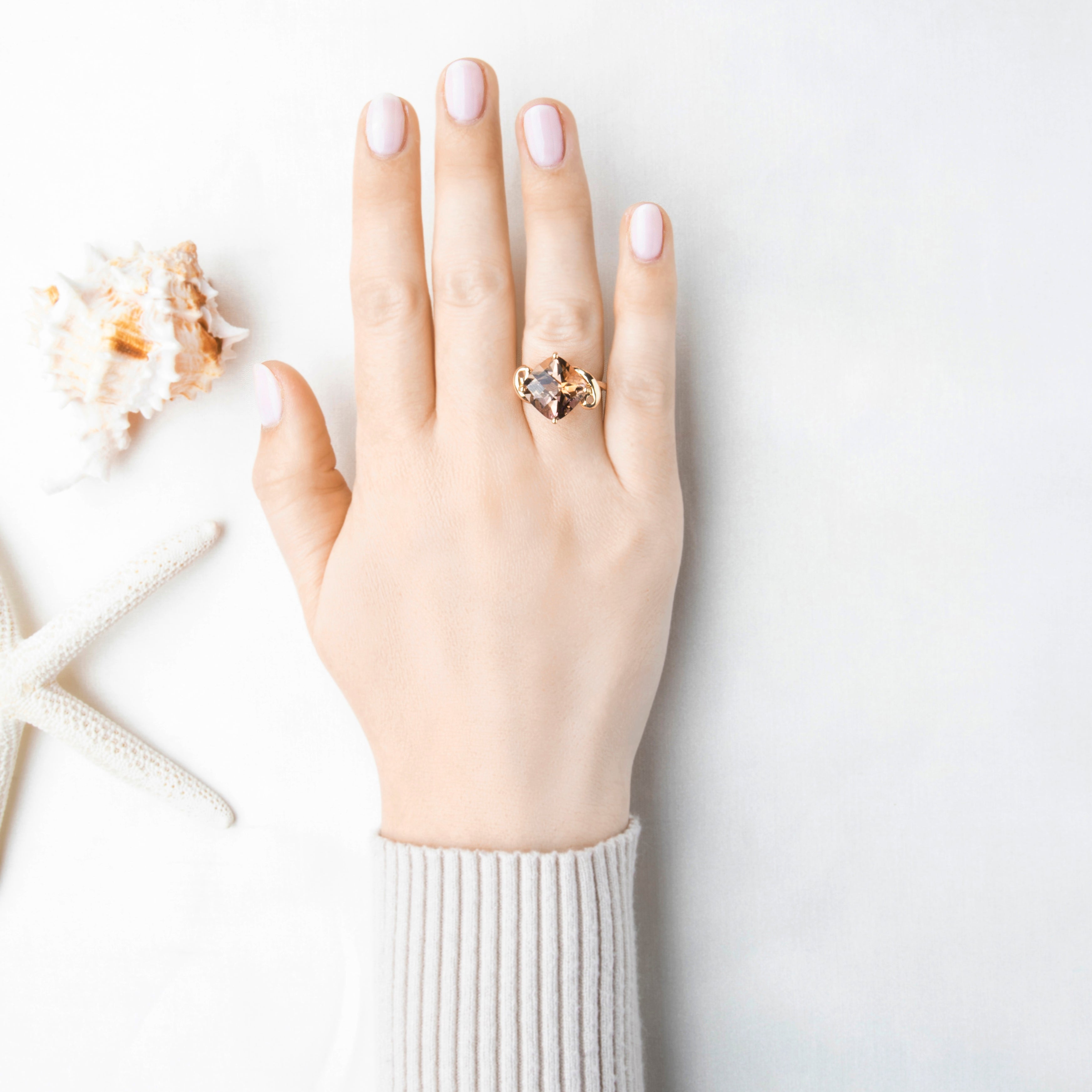 Vintage Heavy 14k Gold 8.5ct Ametrine Checkerboard Cocktail Ring 7.25、mySite、hinf8tx79