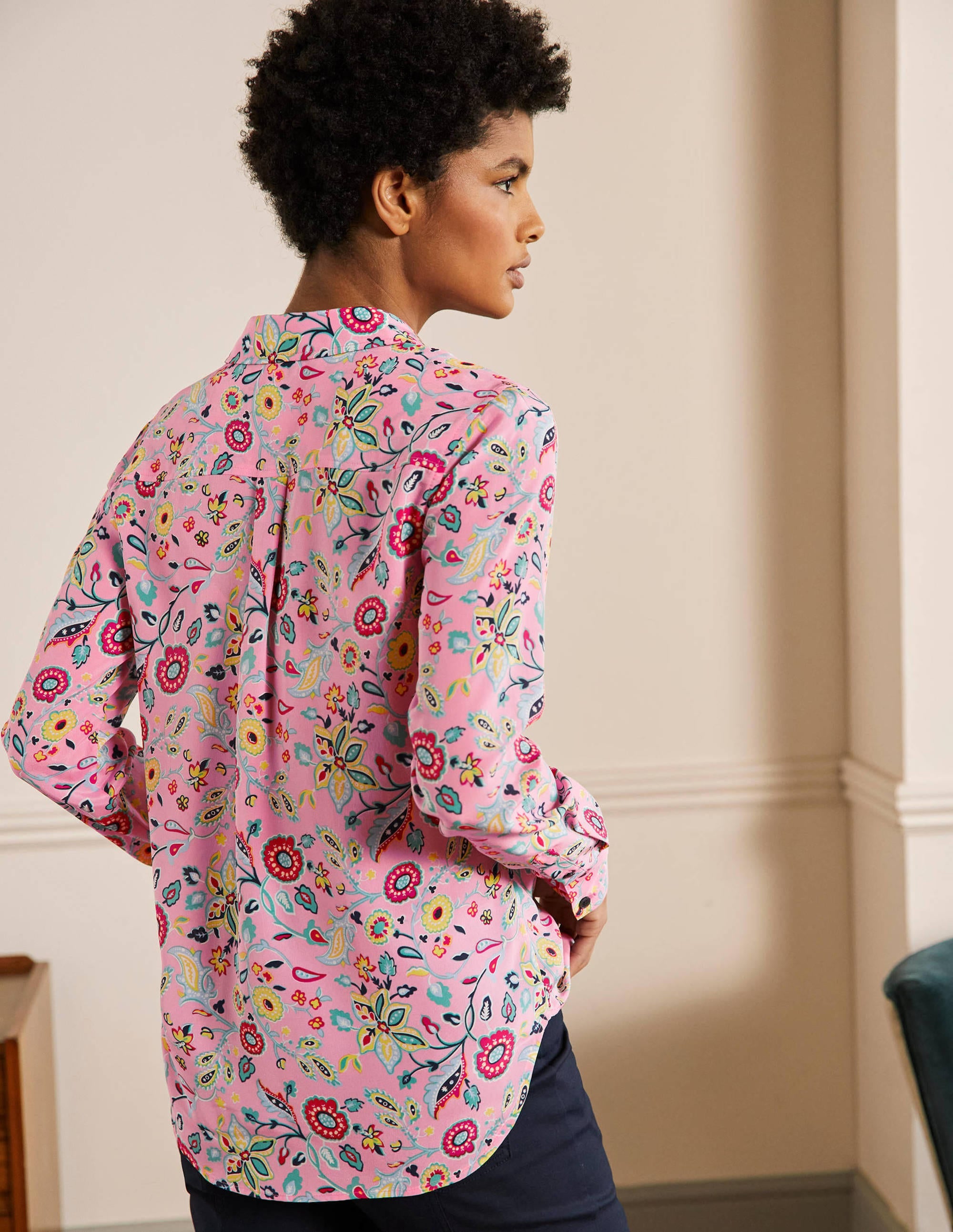  Silk Shirt-Sachet Pink, Opulent Paradise、mySite、ashleygrahame