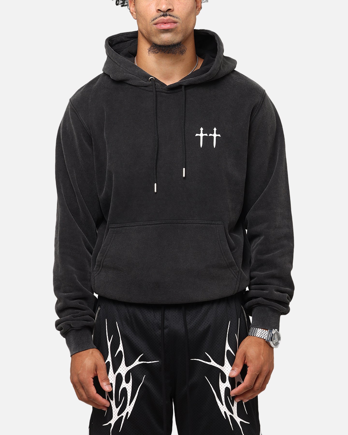 Saint Morta Ye Old Boxy Hoodie Vintage Black、mySite、zt4zffjzw