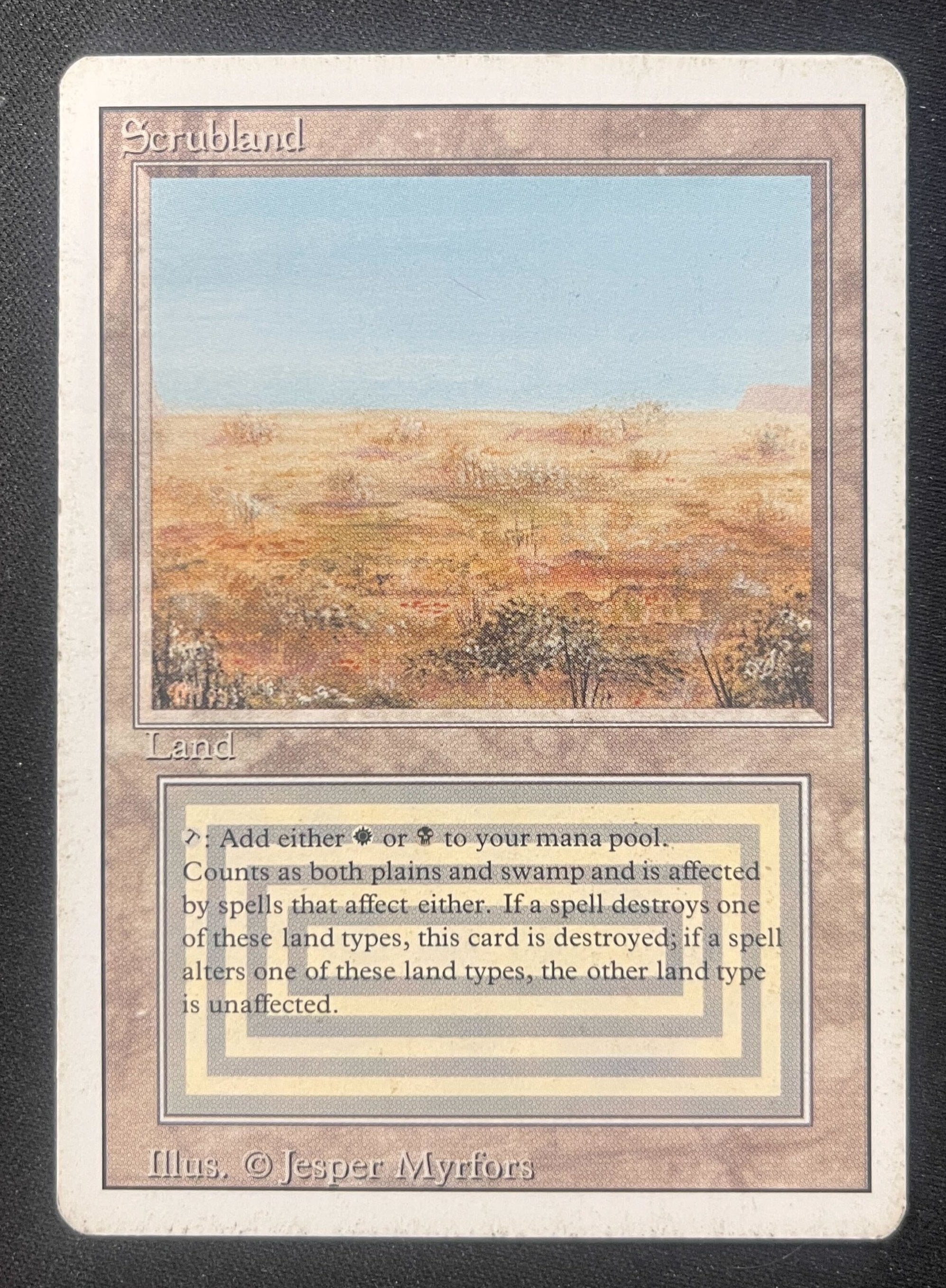 Scrubland Revised Edition Dual Land、mySite、waistdrama