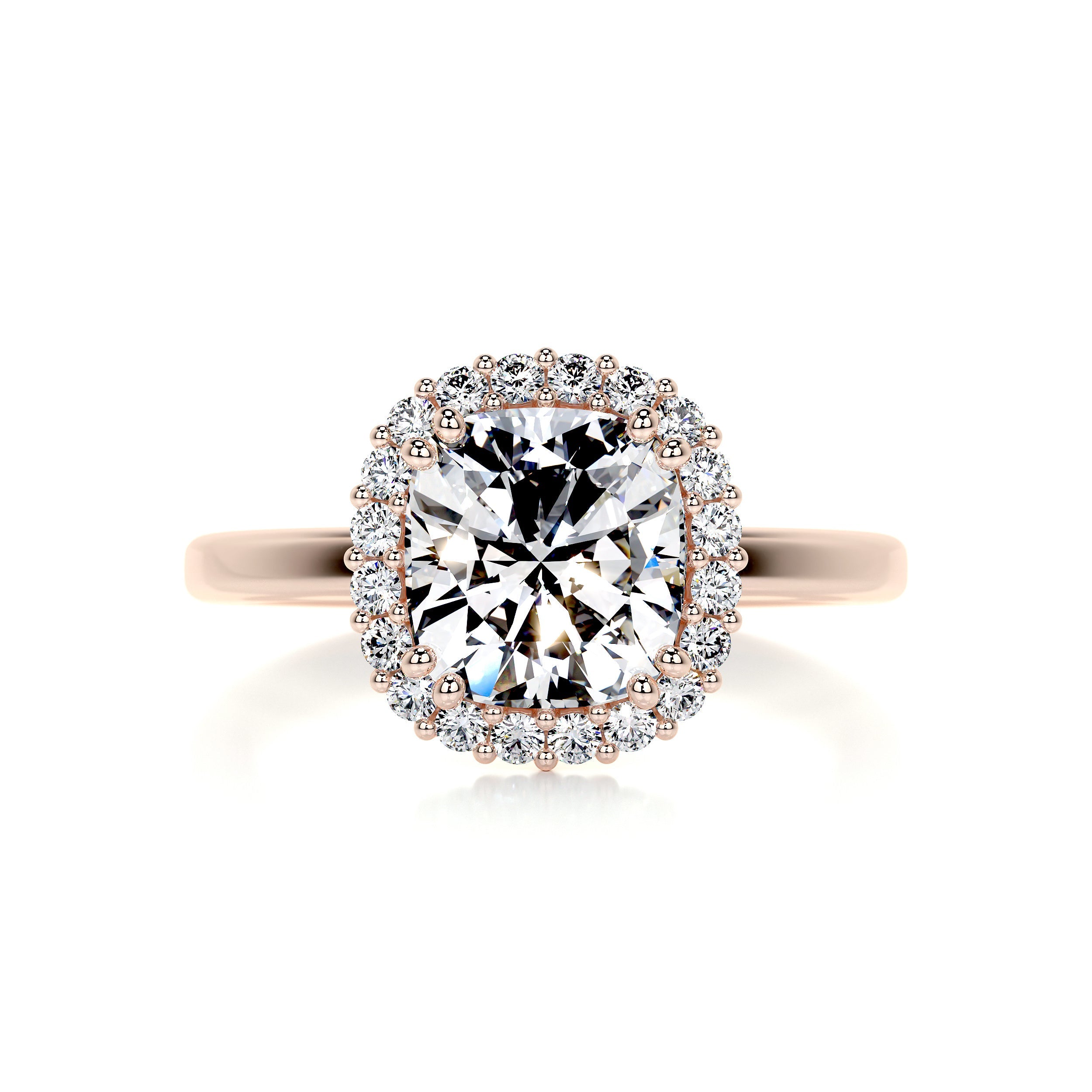 Bailey Diamond Engagement Ring -14K Rose Gold、mySite、hinf8tx79