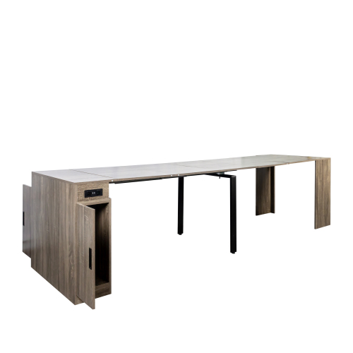 Multifunctional extendable console table、、casual
