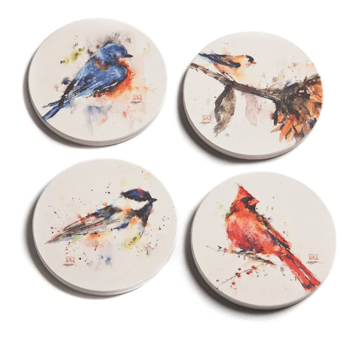 Watercolor 4 Piece Coaster Set by Dean Crouser、mySite、g9winljtr
