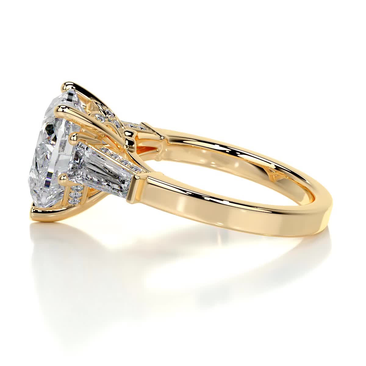 Skylar Lab Grown Diamond Ring - 18K Yellow Gold、mySite、hinf8tx79