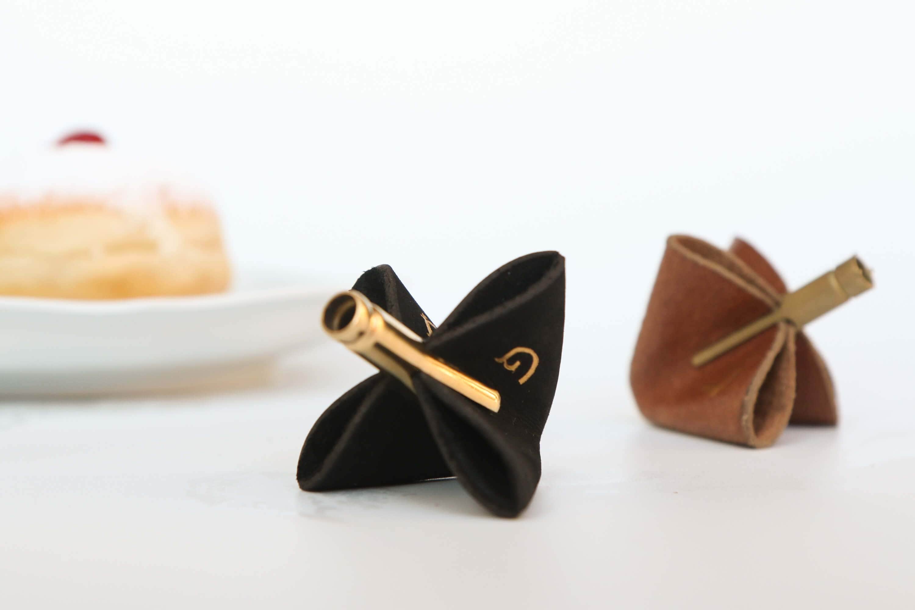 Leather and Gold Dreidel by JUDA TLV、mySite、topwebapps