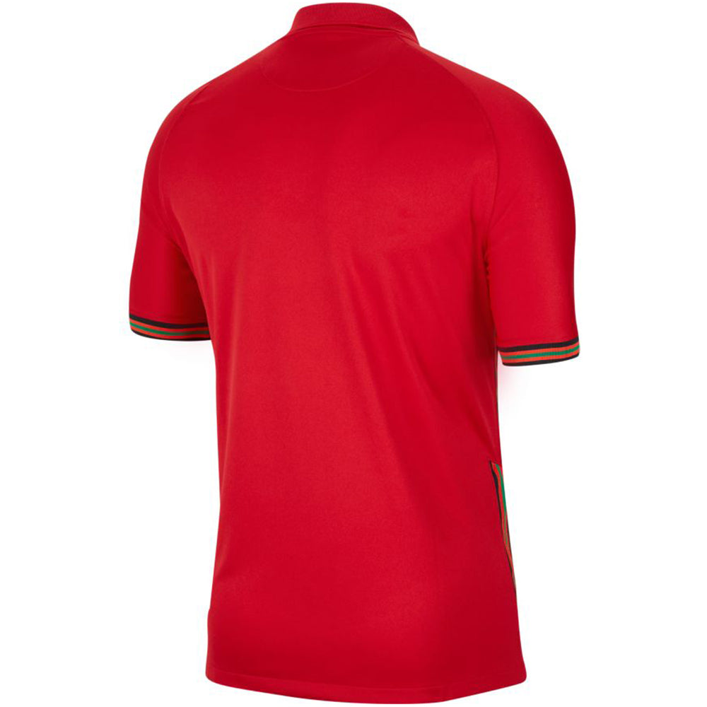 Nike Men's Portugal 20/21 Home Jersey Gym Red/Metallic Gold、mySite、noshort