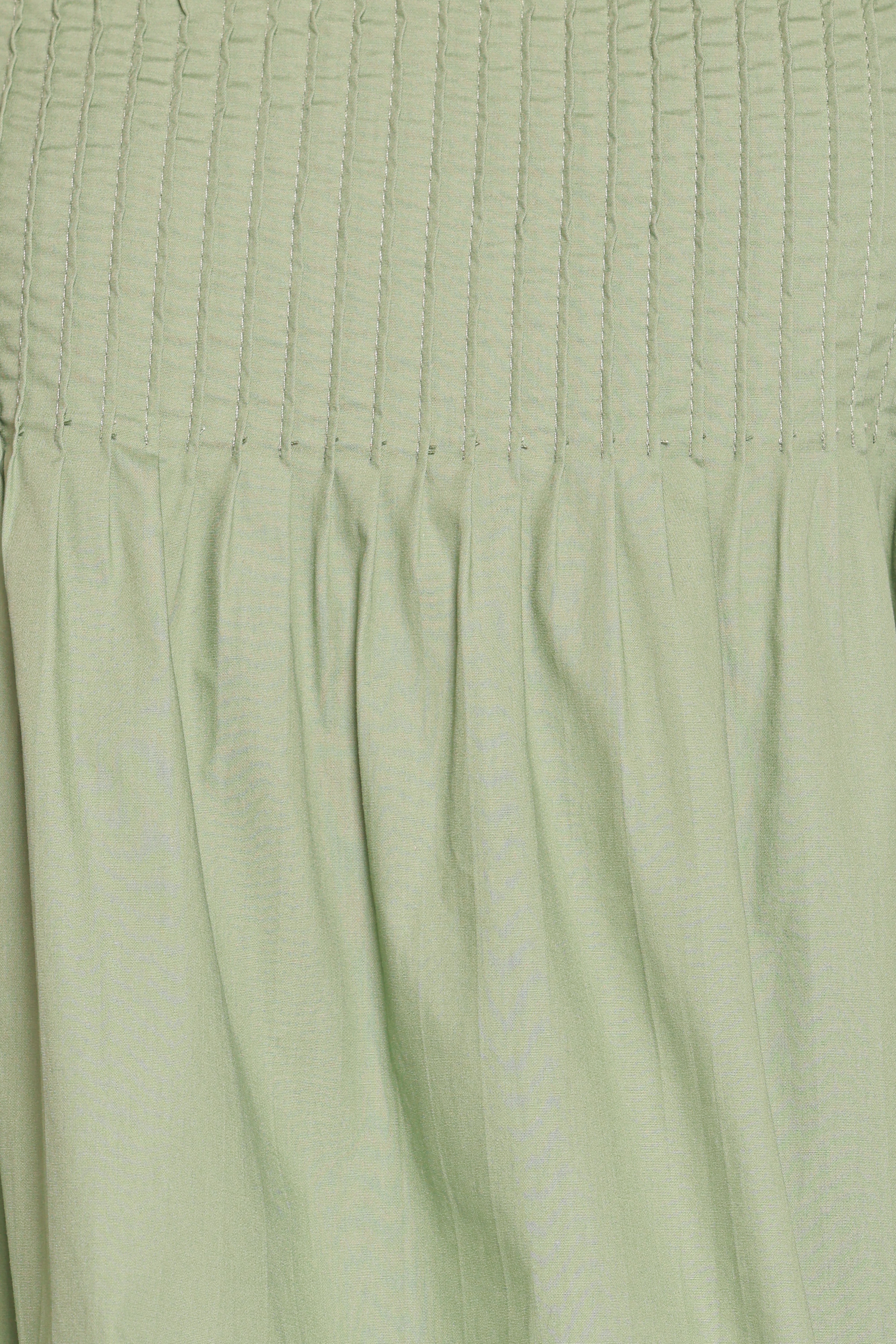  Carson Pleated Top - Sage Green、mySite、sugarbowlscore