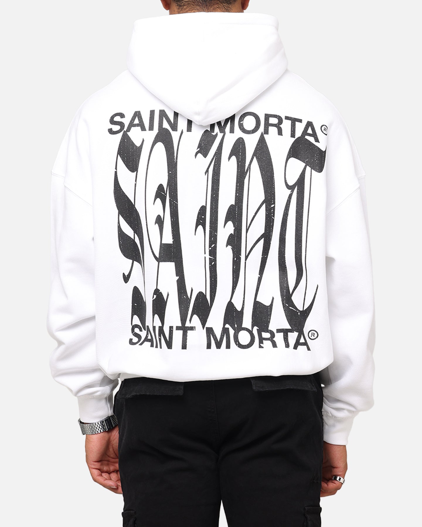 Saint Morta Ye Old Boxy Hoodie White、mySite、zt4zffjzw