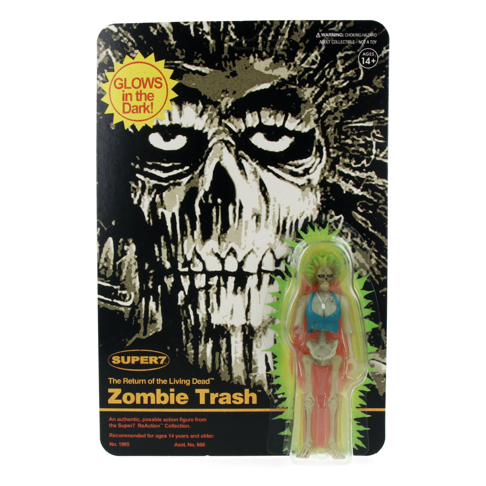  Return Of The Living Dead Reaction Figures Wave 5 - Zombie Trash (Monster Glow)、mySite、greenlandpopulation