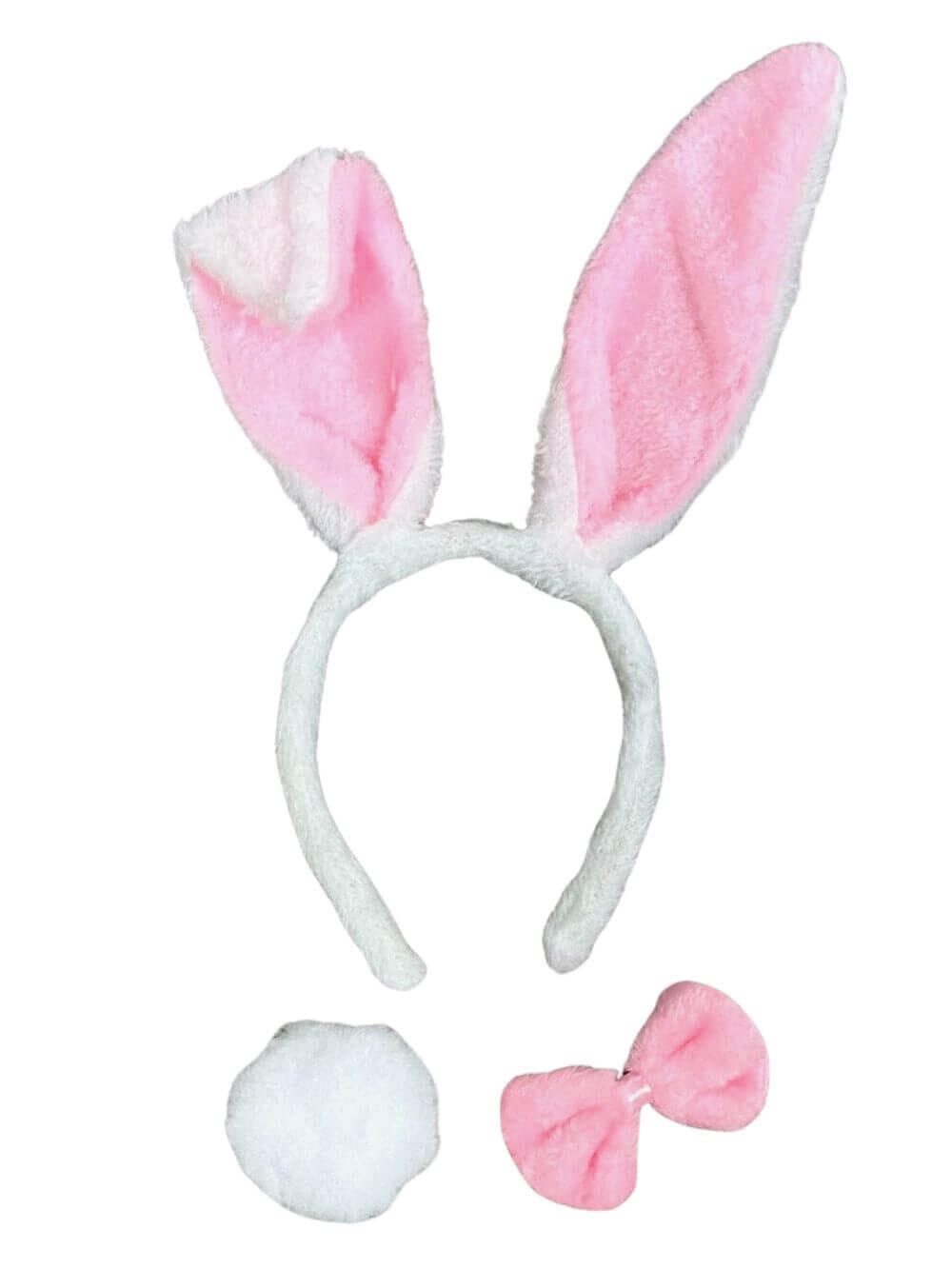 White Rabbit Girls Headband Ears, Kid or Adult Size Costume Accessories、mySite、camillekostekn