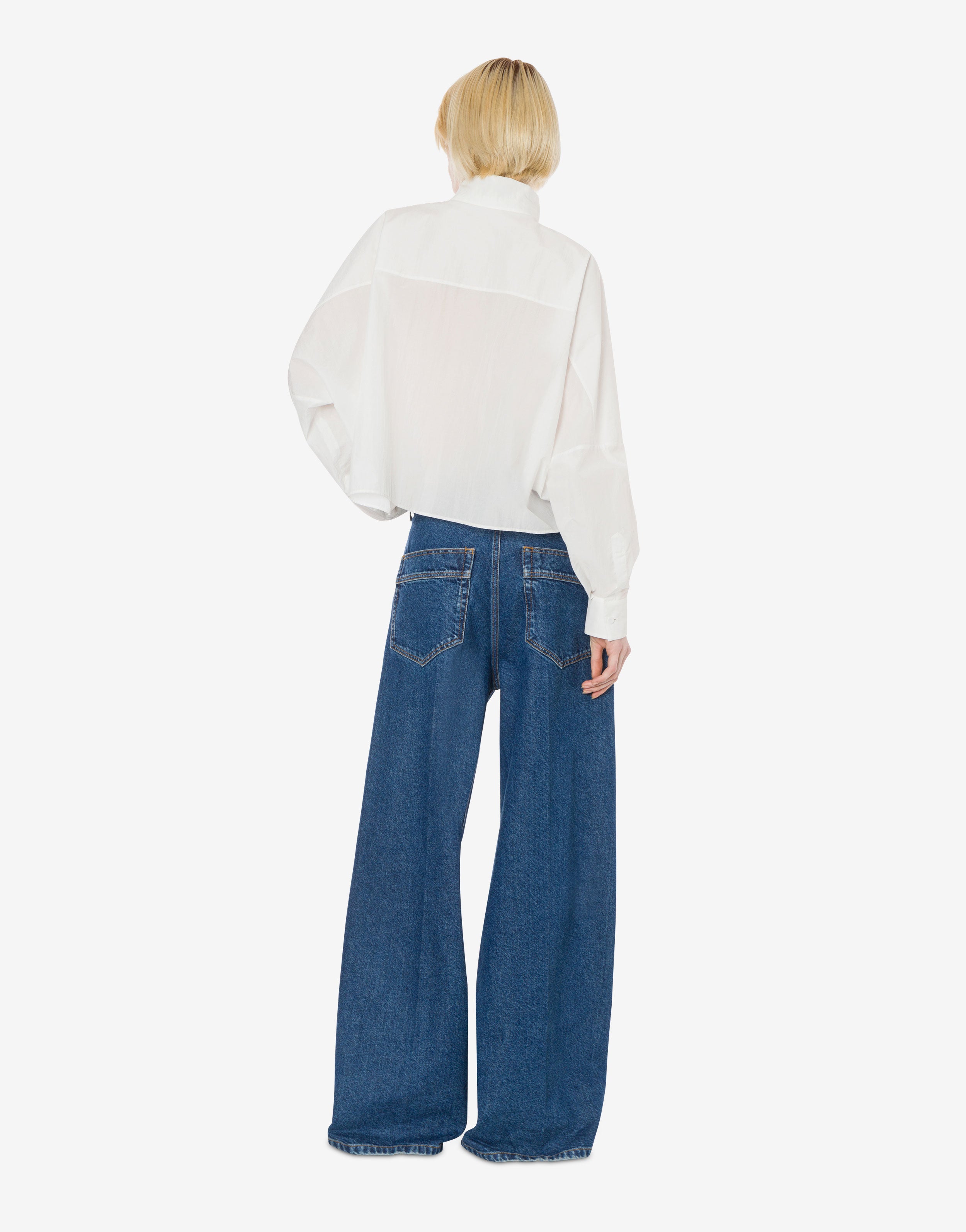 Pantalone oversize in denim、mySite、aoinhome