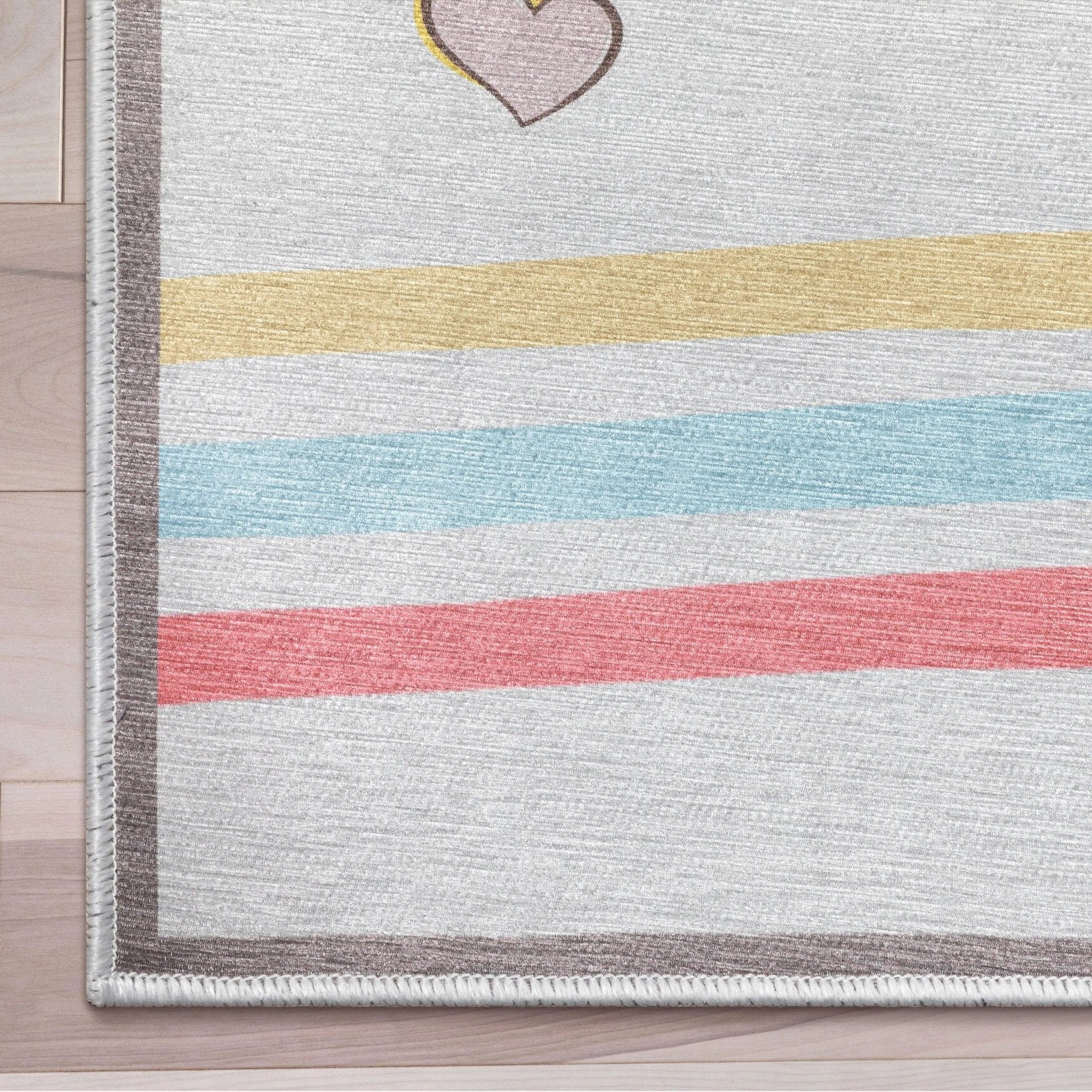 Hopscotch Modern Multi Grey Kids Flat-Weave Rug、mySite、gigharbornorthrealestate