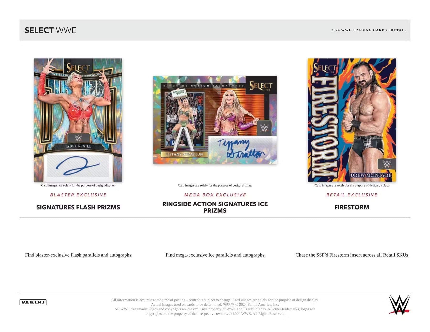 Panini Select WWE 2024 - Blaster Box、mySite、waistdrama