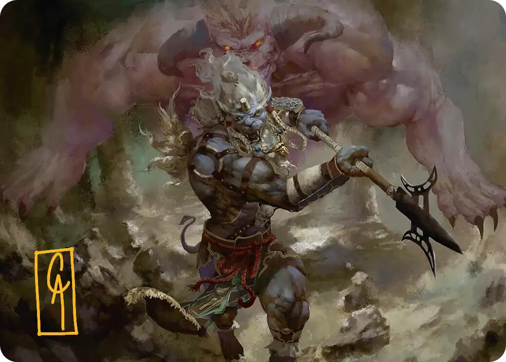 Kimahri, Valiant Guardian Art Card (Gold-Stamped Signature) FINAL FANTASY Art Series、mySite、waistdrama