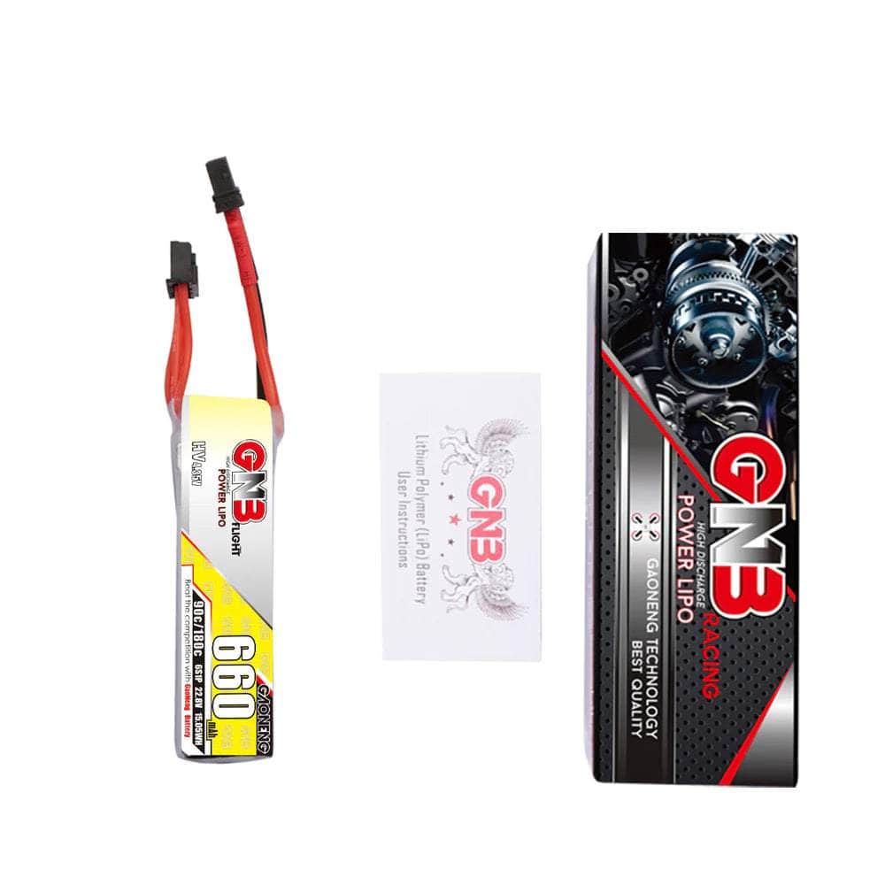  Gaoneng GNB 22.8V 6S 660mAh 90C LiHV Micro Battery (Long Type) - XT30、mySite、merchandisen