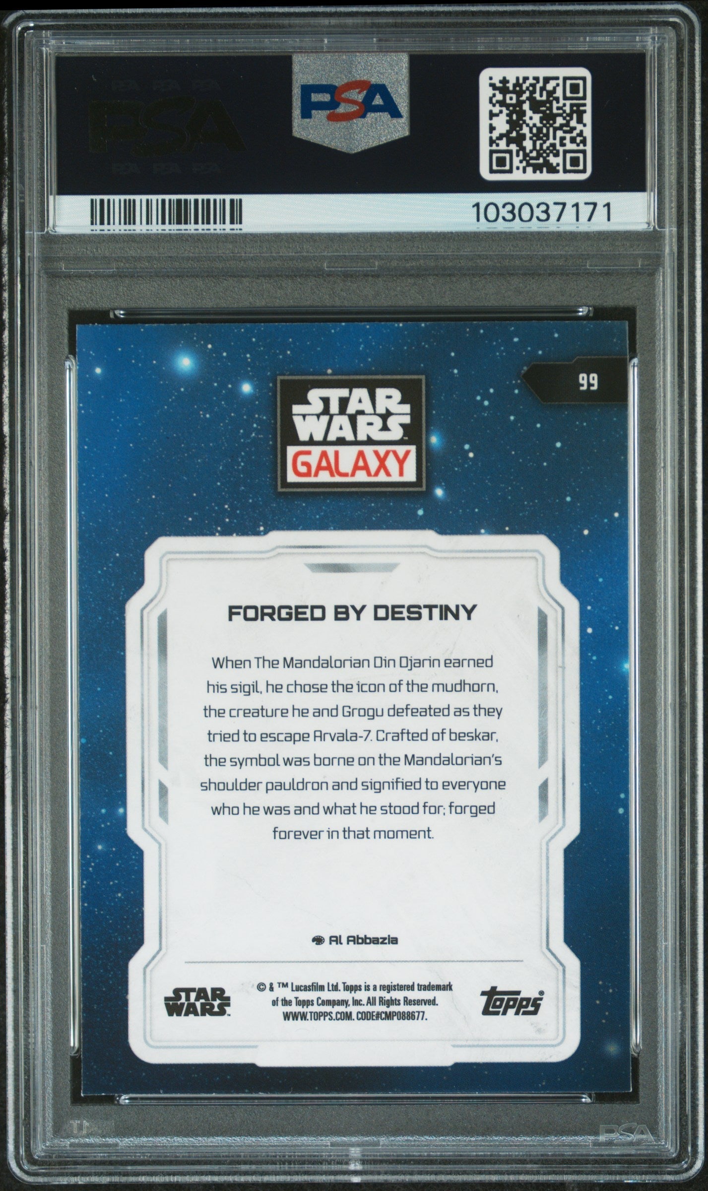 Forged By Destiny #99 Mini Diamond PSA 10 Topps Chrome Star Wars Galaxy 2024、mySite、waistdrama