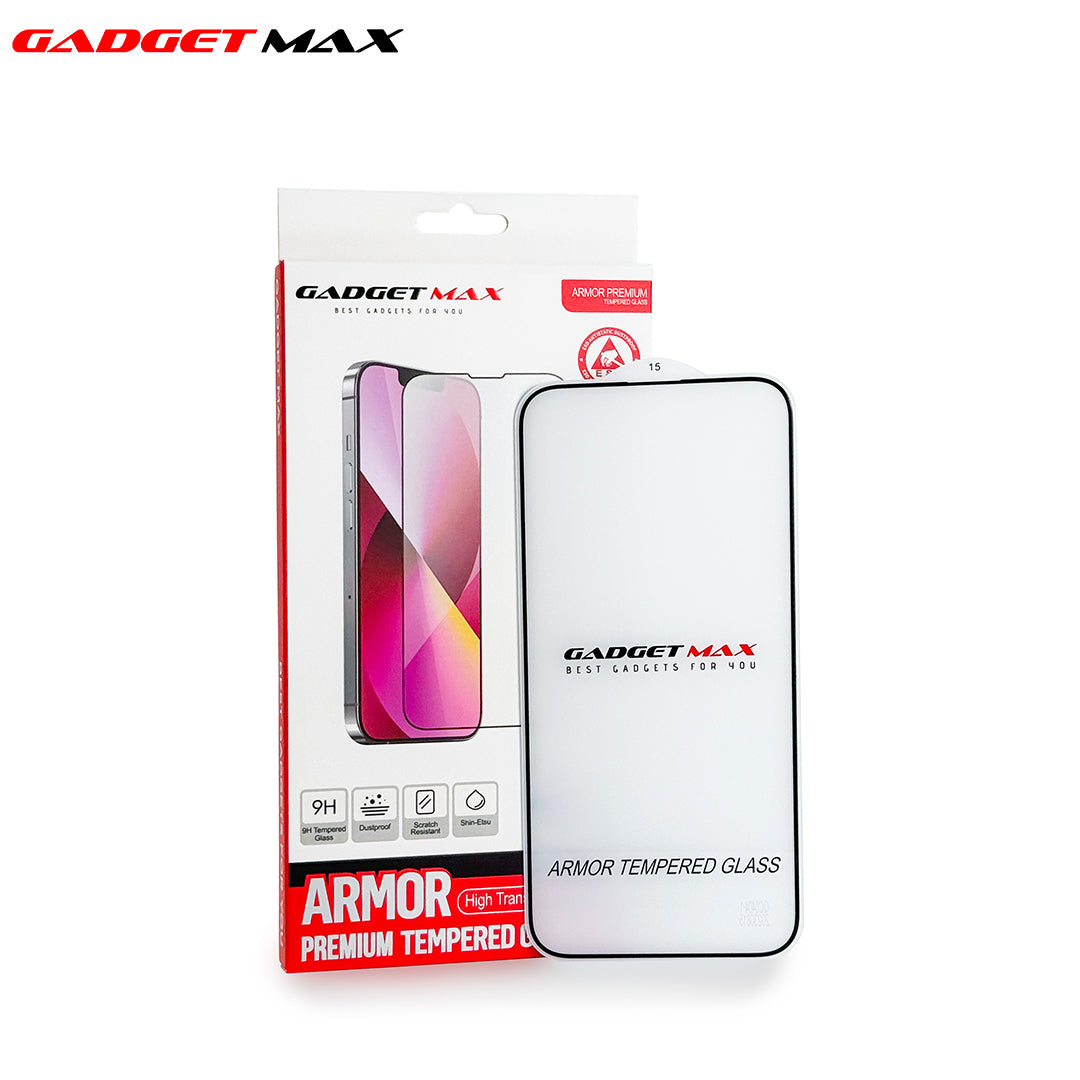 GADGET MAX ARMOR IPHONE 15PRO MAX 6.7 2.5D ANTI -STATIC TEMPERED GALSS(NPL-9/2023)、mySite、fannypackpong