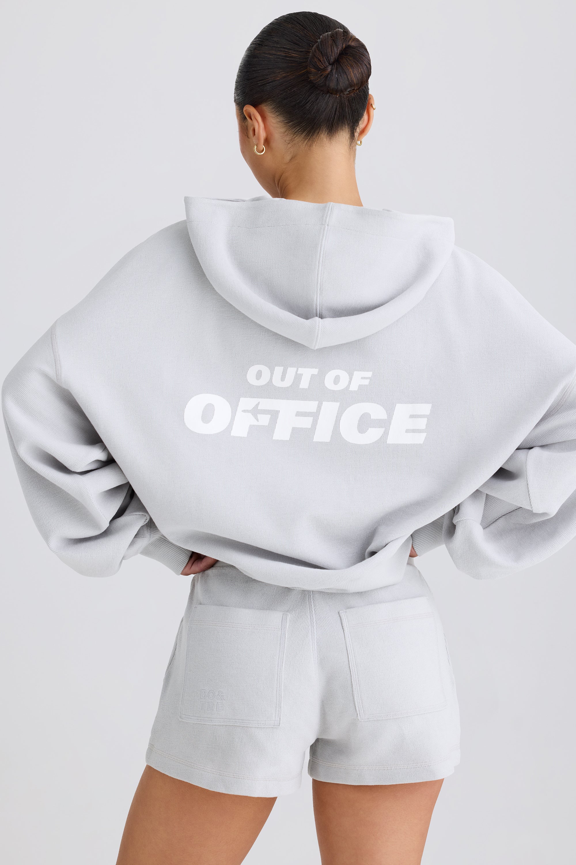 Elasticated Shorts in Pacific Grey、mySite、solidvoid