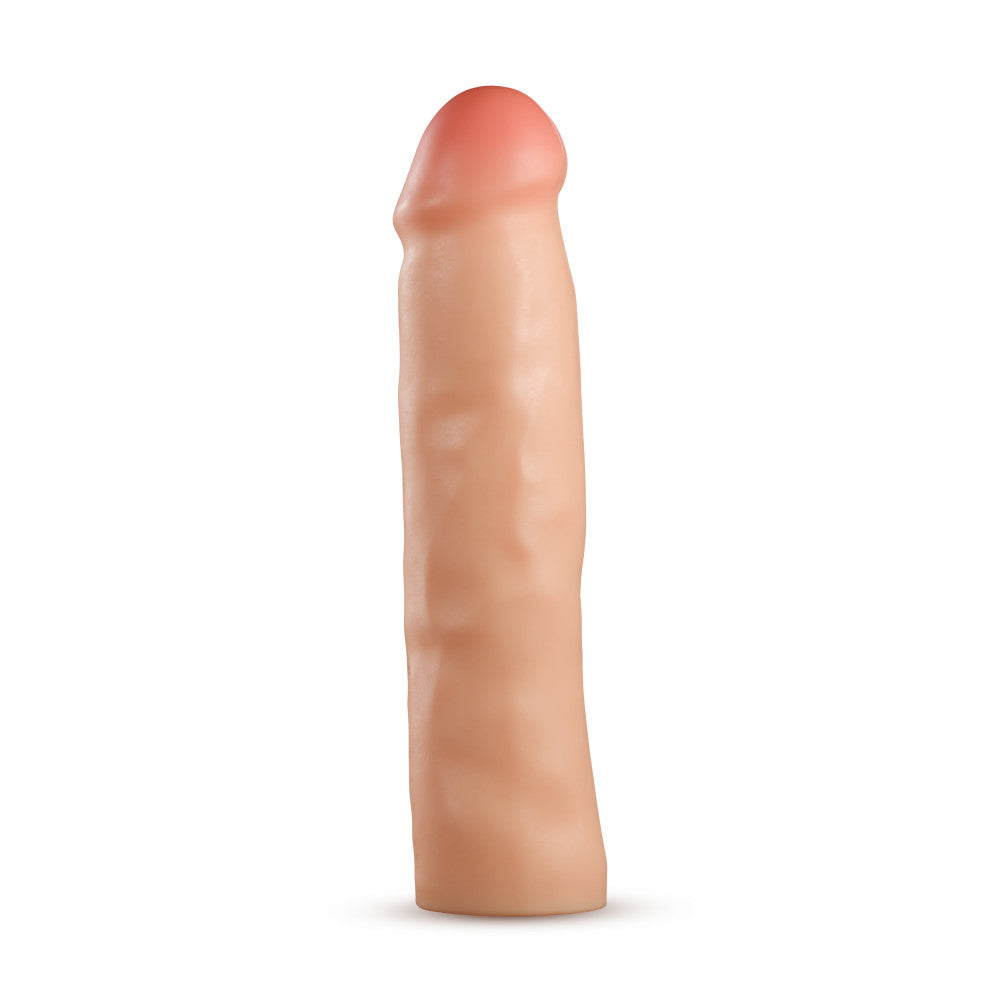 Performance Plus By Blush® | Vindicate 8.5 Inch Realistic Penis Extender Sleeve - Dual Density - Liquid Silicone - Beige、mySite、bottomscart