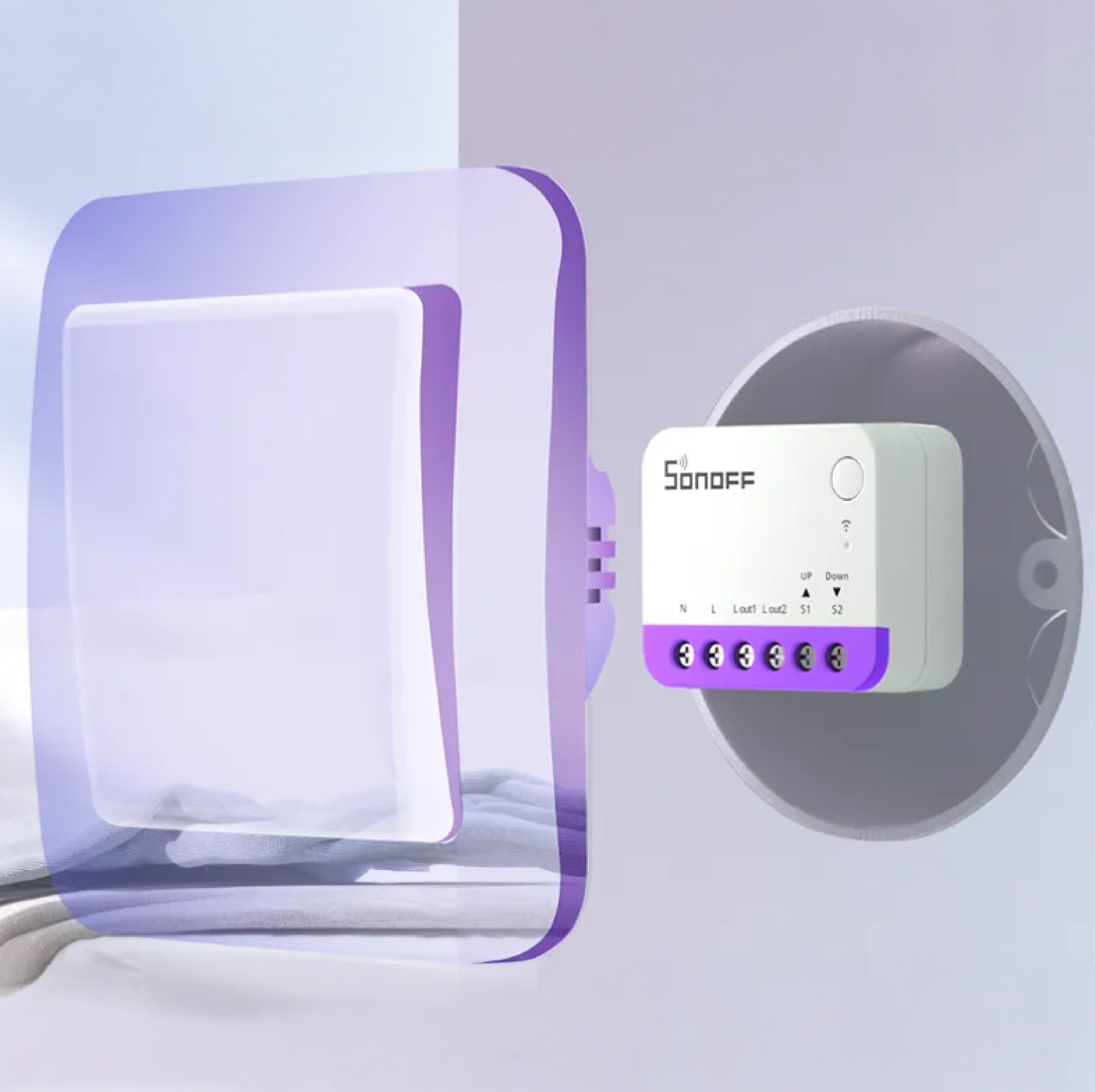 Sonoff Módulo de Estores Inteligente Matter - Sonoff Mini-RBS、mySite、fannypackpong